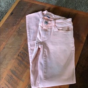 American eagle jeans. Tan/ peach color.